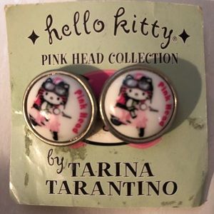 Hello kitty Tarino Tarantino earrings NEW